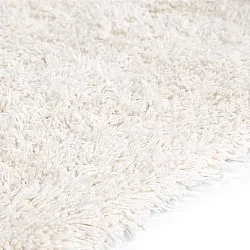 Alfombras de pelo largo - Lindos Natural Cotton Shaggy (blanco)