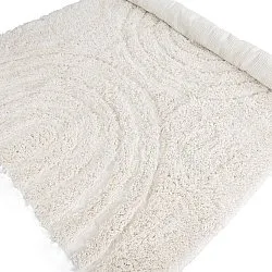 Alfombras de pelo largo - Lindos Natural Cotton Shaggy (blanco)