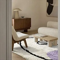 Alfombras de pelo largo - Naousa Natural Cotton Shaggy (multicolor)