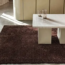 Alfombras de pelo largo - Molyvos Natural Cotton Shaggy (marrón)