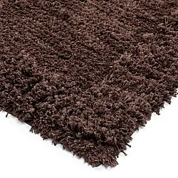 Alfombras de pelo largo - Molyvos Natural Cotton Shaggy (marrón)