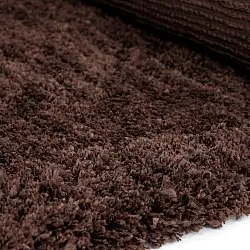 Alfombras de pelo largo - Molyvos Natural Cotton Shaggy (marrón)