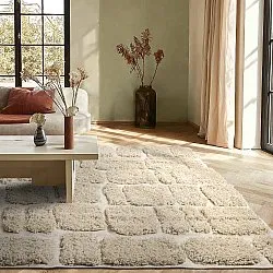 Alfombras de pelo largo - Otranto Natural Cotton Shaggy (blanquecino)