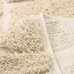 Alfombras de pelo largo - Otranto Natural Cotton Shaggy (blanquecino)