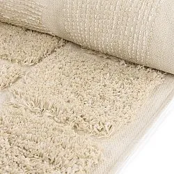 Alfombras de pelo largo - Otranto Natural Cotton Shaggy (blanquecino)