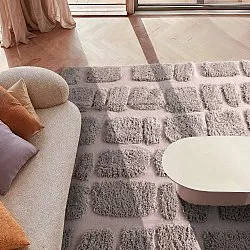 Alfombras de pelo largo - Otranto Natural Cotton Shaggy (taupe)