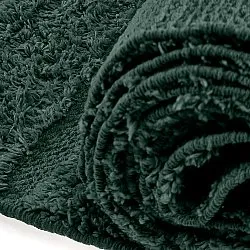 Alfombras de pelo largo - Rani Natural Cotton Shaggy (verde)
