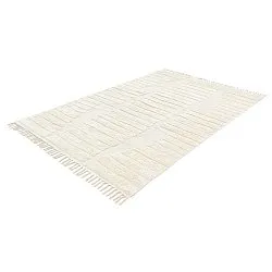 Alfombras de pelo largo - Rani Natural Cotton Shaggy (blanquecino)