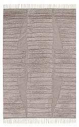 Alfombras de pelo largo - Rani Natural Cotton Shaggy (gris pardo)
