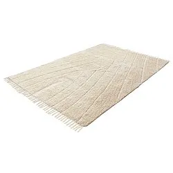 Alfombras de pelo largo - Sivia Natural Cotton Shaggy (beige)