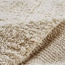 Alfombras de pelo largo - Sivia Natural Cotton Shaggy (beige)