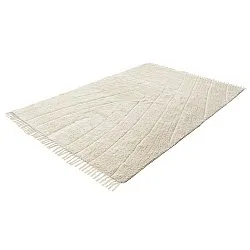 Alfombras de pelo largo - Sivia Natural Cotton Shaggy (blanquecino)