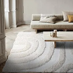 Alfombras de pelo largo - Sivota Natural Cotton Shaggy (blanquecino)