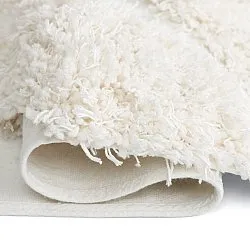 Alfombras de pelo largo - Sivota Natural Cotton Shaggy (blanquecino)