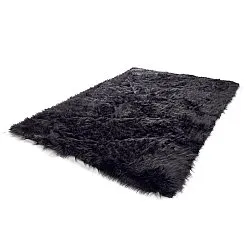 Alfombras de pelo largo - Sohar (negro)