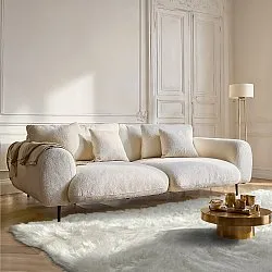 Alfombras de pelo largo - Sohar (blanco)