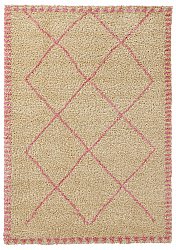 Alfombras de pelo largo - Tiznit (beige/rosa)
