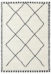 Alfombras de pelo largo - Tiznit (blanco/negro)