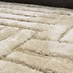 Alfombras de pelo largo - Tyros (beige/crema)