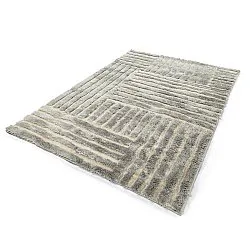 Alfombras de pelo largo - Tyros (crema/gris)