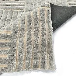 Alfombras de pelo largo - Tyros (crema/gris)