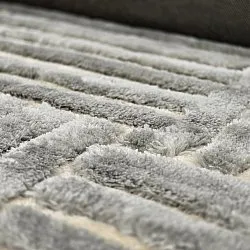 Alfombras de pelo largo - Tyros (crema/gris)