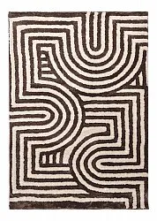 Alfombras de pelo largo - Volos (crema/marrón)
