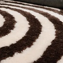 Alfombras de pelo largo - Volos (crema/marrón)