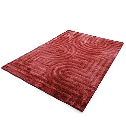 Alfombras de pelo largo - Volos (rojo/rosa)