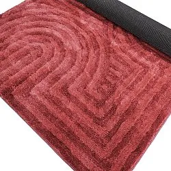 Alfombras de pelo largo - Volos (rojo/rosa)