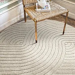 Alfombras redondeadas - Wendy (beige)