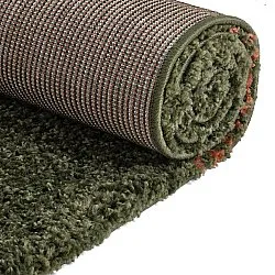 Alfombras de pelo largo - Zagora (verde/naranja)
