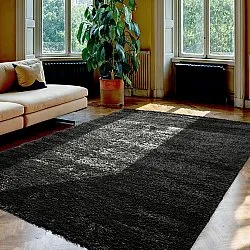 Alfombras de pelo largo - Zoe (negro)