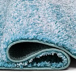 Alfombras de pelo largo - Zoe (turquesa)