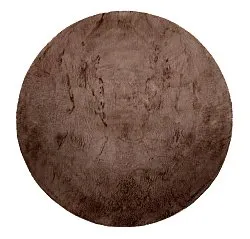 Alfombras redondeadas - Aranga Super Soft Fur (marron oscuro)