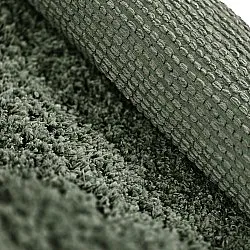 Alfombras de pelo largo - Combarro Solid Cotton Shaggy (verde)