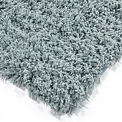 Alfombras de pelo largo - Combarro Solid Cotton Shaggy (azul claro)