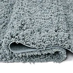 Alfombras de pelo largo - Combarro Solid Cotton Shaggy (azul claro)