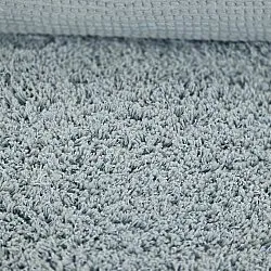 Alfombras de pelo largo - Combarro Solid Cotton Shaggy (azul claro)
