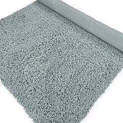 Alfombras de pelo largo - Combarro Solid Cotton Shaggy (azul claro)