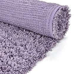 Alfombras de pelo largo - Combarro Solid Cotton Shaggy (violeta claro)