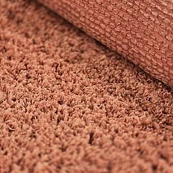 Alfombras de pelo largo - Combarro Solid Cotton Shaggy (naranja claro)