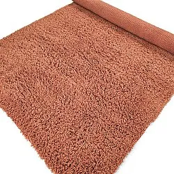 Alfombras de pelo largo - Combarro Solid Cotton Shaggy (naranja claro)