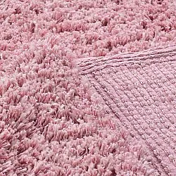 Alfombras de pelo largo - Combarro Solid Cotton Shaggy (rosa claro)