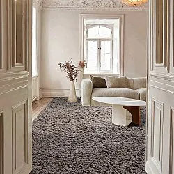 Alfombras de pelo largo - Combarro Solid Cotton Shaggy (taupe)