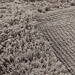 Alfombras de pelo largo - Combarro Solid Cotton Shaggy (taupe)