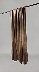 Cortinas - Cortinas de terciopelo Marlyn (marrón)