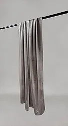 Cortinas - Cortinas de terciopelo Marlyn (gris claro)