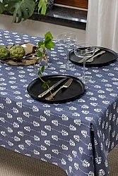 Mantel de algodón Sari (azul)