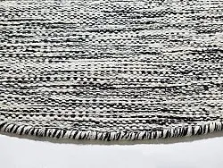 Alfombras redondeadas - Savona (negro/blanco)